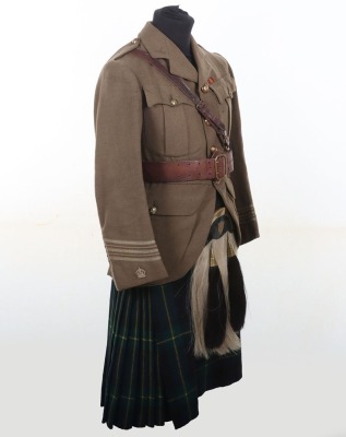 Purvis Collection - Uniform Ensemble of Major Robert Walter Purvis 3rd Battalion Gordon Highlanders - 13