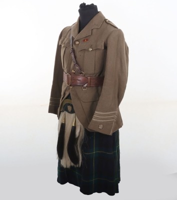 Purvis Collection - Uniform Ensemble of Major Robert Walter Purvis 3rd Battalion Gordon Highlanders - 15