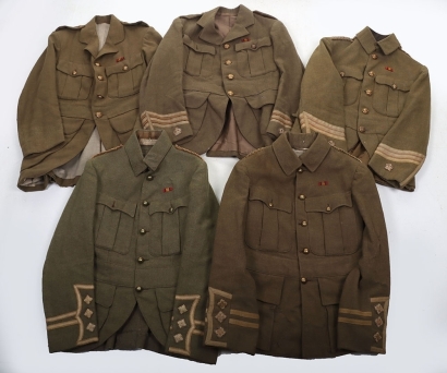 Purvis Collection - Great War Period Cuff Rank Tunics of Major Robert Walter Purvis 3rd Battalion Gordon Highlanders.