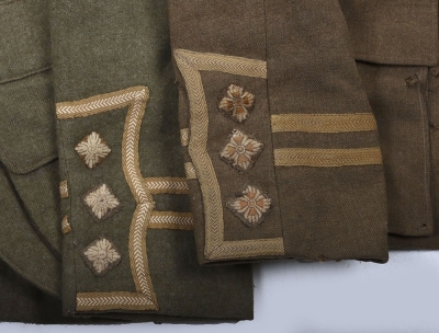 Purvis Collection - Great War Period Cuff Rank Tunics of Major Robert Walter Purvis 3rd Battalion Gordon Highlanders. - 2