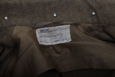 Purvis Collection - Great War Period Cuff Rank Tunics of Major Robert Walter Purvis 3rd Battalion Gordon Highlanders. - 16