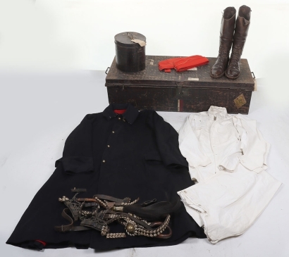 Earl of Airlie Collection - 10th Hussars Busby and Uniform Ensemble
