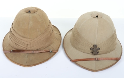 Earl of Airlie Collection - Foreign Service Wolseley Helmets 10th Hussars - 2