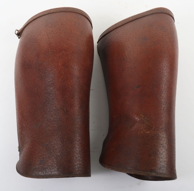 Pair of Great War Period Ankle Boots with Spurs and Wooden Trees - 6