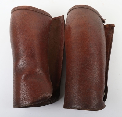 Pair of Great War Period Ankle Boots with Spurs and Wooden Trees - 7