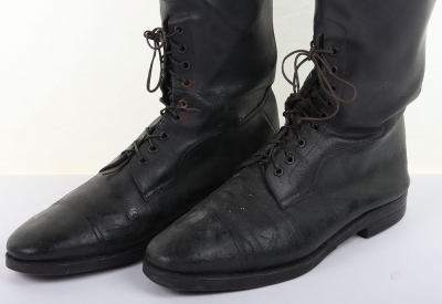 Scottish Black Leather Boots - 2