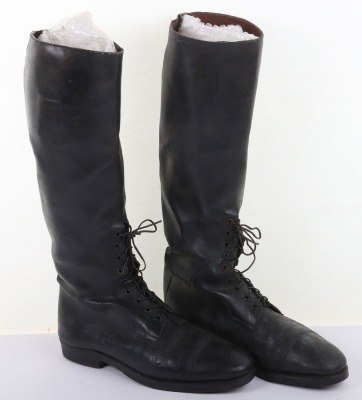 Scottish Black Leather Boots - 3