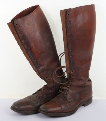 Great War Period Officers Boots