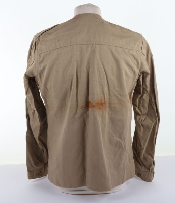 WW2 Khaki Drill (KD) British/Indian Army Collarless Tunic. - 5