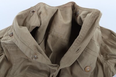 WW2 Khaki Drill (KD) British/Indian Army Collarless Tunic. - 8