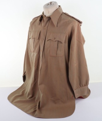 WW2 British Officers Gabardine Shirt. - 3
