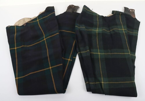 Two Pairs of Cameron Highlanders Trews