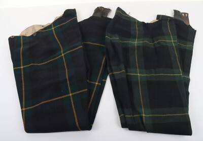 Two Pairs of Cameron Highlanders Trews