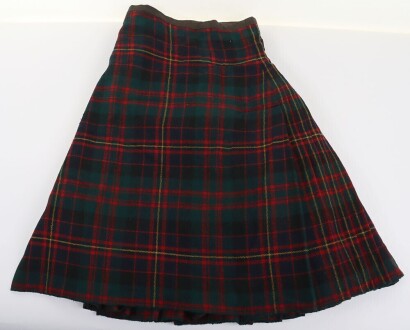 Cameron Highlanders Kilt.