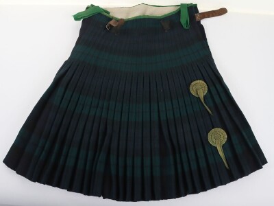 Argyll & Sutherlands Highlanders Pipe Majors Kilt - 4