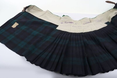 Argyll & Sutherlands Highlanders Pipe Majors Kilt - 8