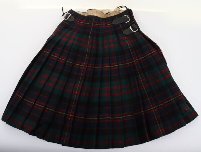 Cameron Highlanders Kilt. - 2