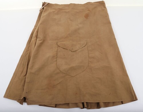 Highlanders khaki kilt,