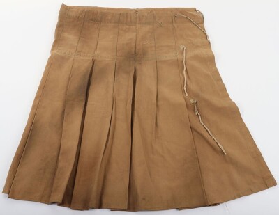 Highlanders khaki kilt, - 2