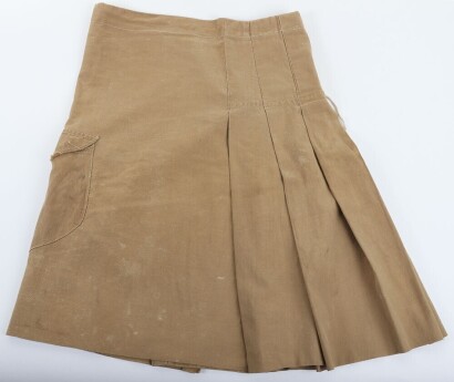 Highlanders khaki kilt.