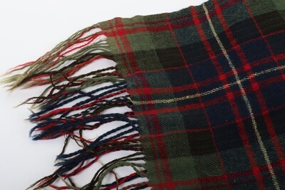 Early Cameron Highlanders Tartan Plaid. - 2
