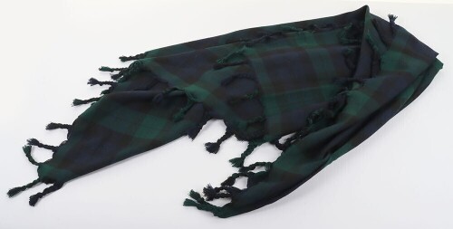 Scottish Black Watch Officers Fly Plaid.