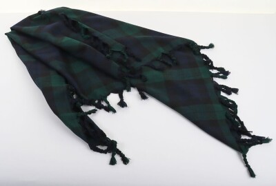 Scottish Black Watch Officers Fly Plaid. - 2