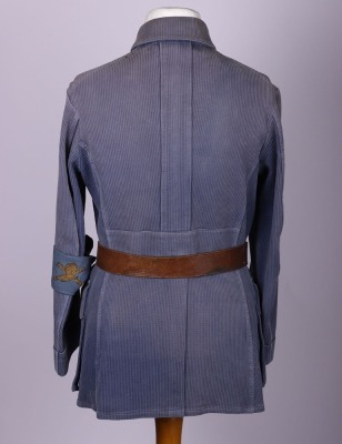 Rare WW1 French Tank / Armoured Regiment Officers Uniform of Tunic, Trousers and Kepi, - 6