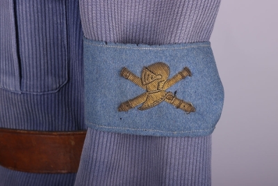 Rare WW1 French Tank / Armoured Regiment Officers Uniform of Tunic, Trousers and Kepi, - 8