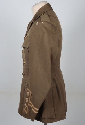 WW1 Royal Engineers Officers Cuff Rank Tunic - 4
