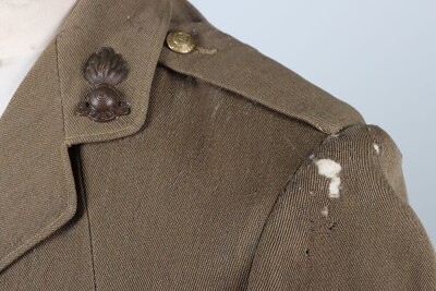 WW1 Royal Engineers Officers Cuff Rank Tunic - 7