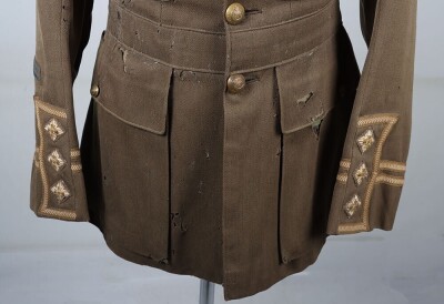 WW1 Royal Engineers Officers Cuff Rank Tunic - 8