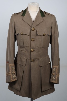 Great War Canadian Expeditionary Force Intelligence Staff Officers Cuff Rank Tunic and Gor Blimey Pattern Officers Cap - 3