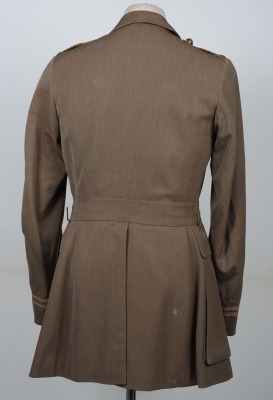 Great War Canadian Expeditionary Force Intelligence Staff Officers Cuff Rank Tunic and Gor Blimey Pattern Officers Cap - 5