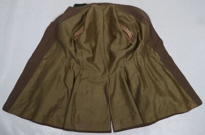 Great War Canadian Expeditionary Force Intelligence Staff Officers Cuff Rank Tunic and Gor Blimey Pattern Officers Cap - 12