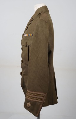 WW1 Highland Light Infantry 9th (Glasgow Highlanders) Territorial Battalion Officers Cuff Rank Tunic - 4