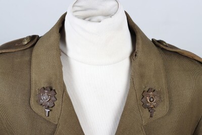 WW1 Highland Light Infantry 9th (Glasgow Highlanders) Territorial Battalion Officers Cuff Rank Tunic - 5