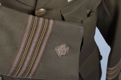 WW1 Highland Light Infantry 9th (Glasgow Highlanders) Territorial Battalion Officers Cuff Rank Tunic - 6