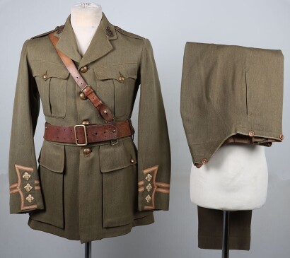 WW1 Royal Army Medical Corps Officers Cuff Rank Uniform Group