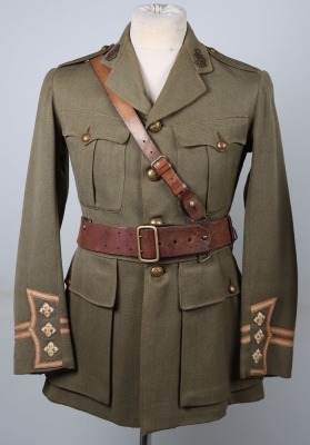 WW1 Royal Army Medical Corps Officers Cuff Rank Uniform Group - 2