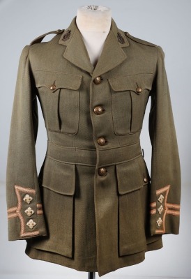WW1 Royal Army Medical Corps Officers Cuff Rank Uniform Group - 9