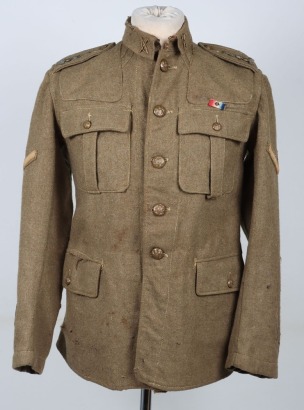 4th Territorial Battalion Royal Welsh Fusiliers 'Old Contemptibles' 02 Pattern Tunic