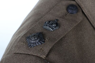WW1 Scottish Rifles Officers Shoulder Rank Tunic, Heavy MGC/Tank Corps - 5