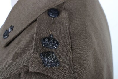 WW1 Scottish Rifles Officers Shoulder Rank Tunic, Heavy MGC/Tank Corps - 6