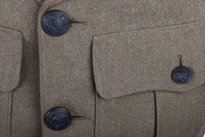 WW1 Scottish Rifles Officers Shoulder Rank Tunic, Heavy MGC/Tank Corps - 8