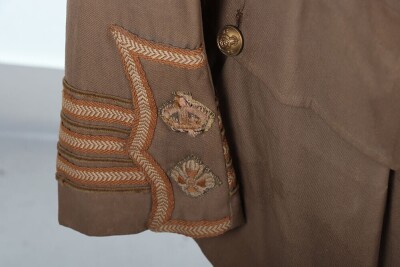 WW1 British Officers Summer Weight Cuff Rank Tunic, East Kent Regiment, The Buffs. - 7