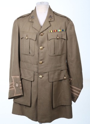 WW1 British Officers Cuff Rank Tunic, Machine Gun Corps.
