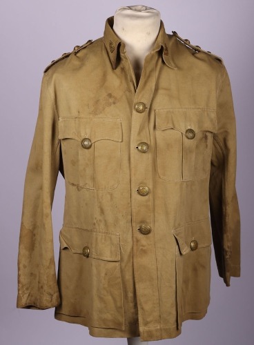 WW1 New Zealand Forces Tropical KD Tunic.