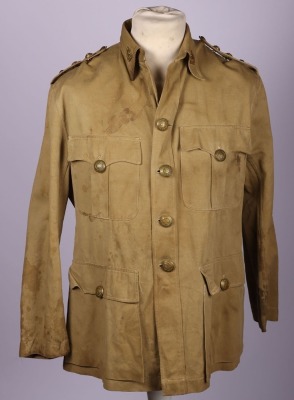 WW1 New Zealand Forces Tropical KD Tunic.