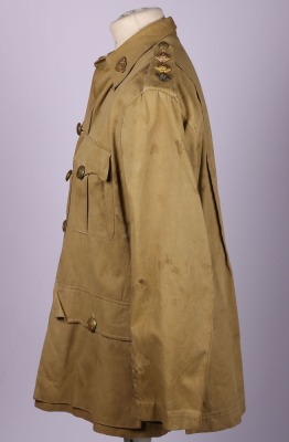 WW1 New Zealand Forces Tropical KD Tunic. - 6